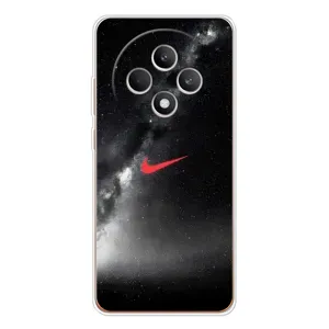 Чехол для OPPO Reno12 F - с принтом Найк (AlphaPrint) (Найк красный)