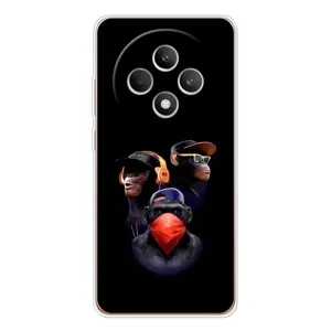 Чехол с Обезьянами OPPO Reno12 F - (AlphaPrint) (Три обезьяны)
