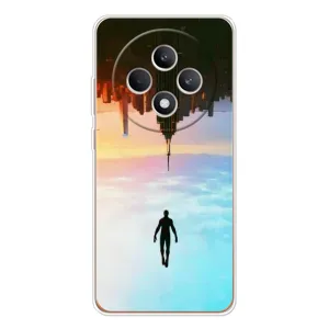 Чехол с человеком пауком для OPPO Reno12 F - (AlphaPrint) (Паук человек)