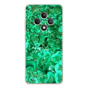 Мраморный чехол на OPPO Reno12 F (VPrint) (Салатный Мрамор)