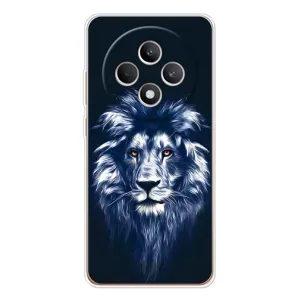 Чехол со Львом для OPPO Reno12 F (VPrint) (Синий Лев)