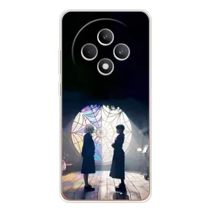 Чехлы Венсдей на OPPO Reno12 F Уэнсдей (AlphaPrint) (Уэнздей и Инид)