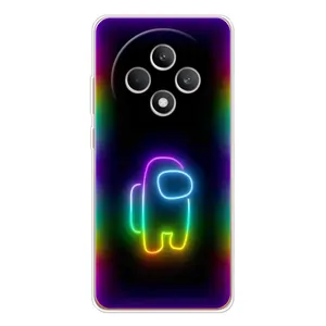 Чехол Амонг Ас для OPPO Reno12 F (AlphaPrint) (Яркий скин)