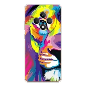 Чехол со Львом для OPPO Reno12 F (VPrint) (Яркий Лев)