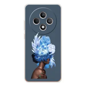 Чехлы (ART) Цветы на OPPO Reno12 FS (VPrint) (Квіти на голові)