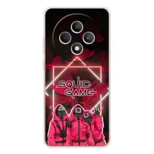Чохол Гра в кальмара для OPPO Reno12 FS (Охоронці Гра кальмара)