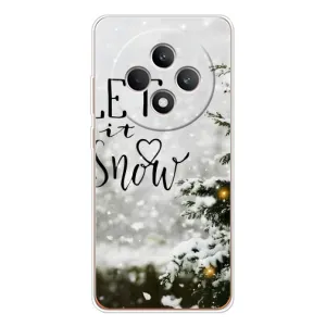 Новорічні, Святкові Чохли для OPPO Reno12 FS - 2024 год (Let it snow)