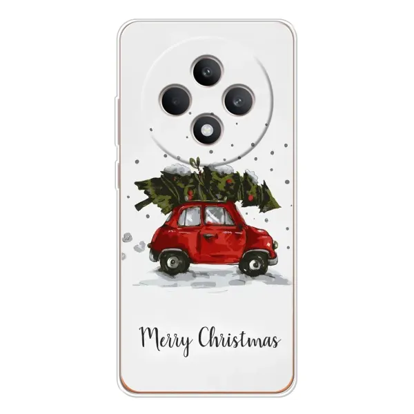 Чехол с принтом «Машина с елкой» для OPPO Reno12 FS