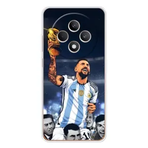 Чохли для OPPO Reno12 FS (Leo чемпіон) (AlphaPrint) (Мессі з кубком)