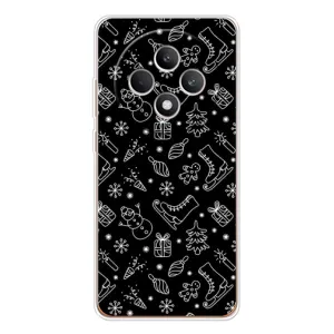 Новорічні, Святкові Чохли для OPPO Reno12 FS - 2024 год (Новорічний фон)
