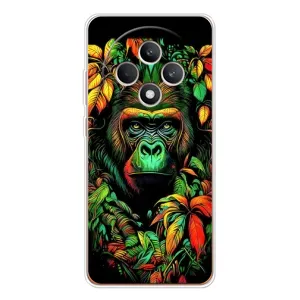 Чохол з Мавпами OPPO Reno12 FS - (AlphaPrint) (Мавпа в квітах)