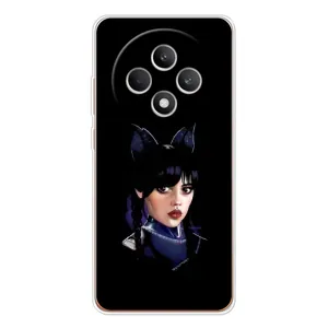 Чохли Венсдей на OPPO Reno12 FS Уенсдей (AlphaPrint) (серйозна Венздей)
