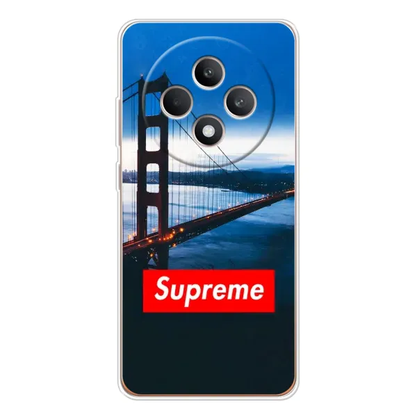 Чохол з принтом «Стиль Supreme» для OPPO Reno12 FS