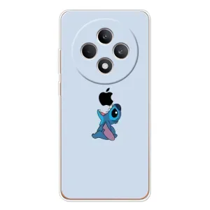 Чохол з принтом Стіч на OPPO Reno12 FS (Stitch apple)