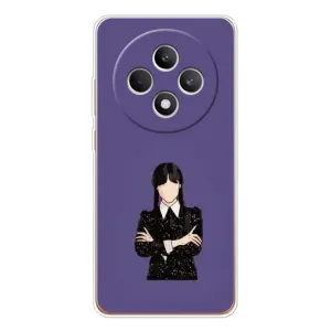 Чохли Венсдей на OPPO Reno12 FS Уенсдей (AlphaPrint) (Венздей у чорному)