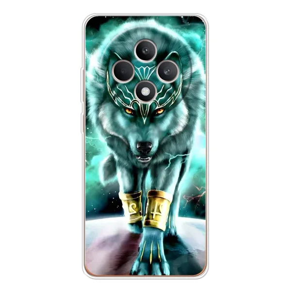 Чехол с принтом «Яркий волк» для OPPO Reno12 FS