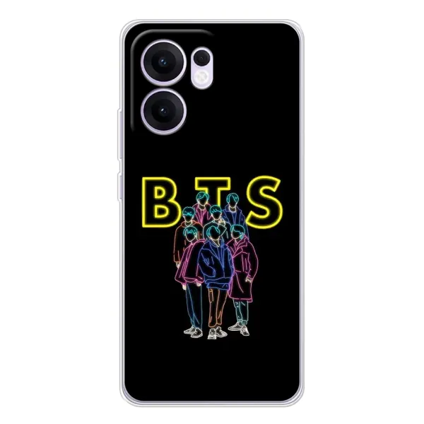 Чохол з принтом «BTS стайл» для OPPO Reno13 F Чохол з принтом «BTS стайл» для OPPO Reno13 F