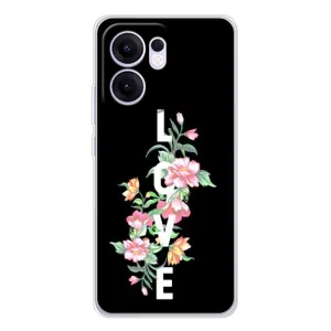 Чохол з принтом «Квіти LOVE» для OPPO Reno13 F