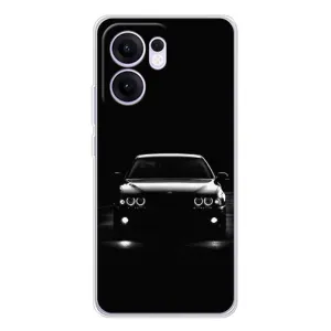 Чехол для Рено 13 Ф - с принтом БМВ (AlphaPrint) (Машина BMW)