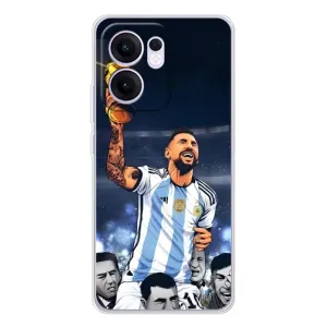 Чохли для OPPO Reno13 F (Leo чемпіон) (AlphaPrint) (Мессі з кубком)