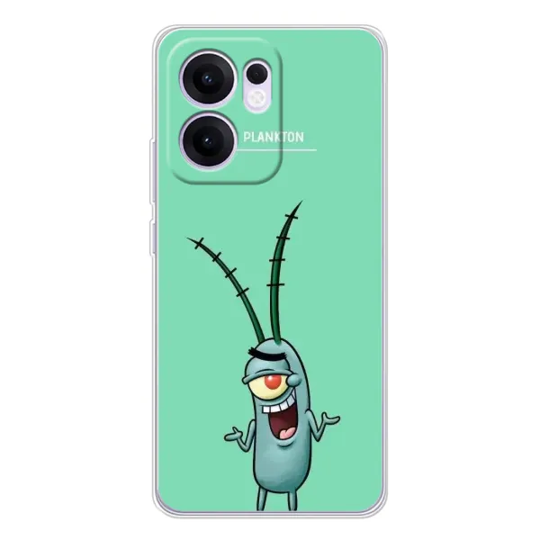Чехол с принтом «Персонаж Планктон» для OPPO Reno13 F Чехол с принтом «Персонаж Планктон» для OPPO Reno13 F