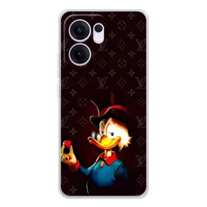 Чехли для OPPO Reno 13F - Скрудж МакДак Louis Vuitton (PREMIUMPrint) (Скрудж з ботліантом)