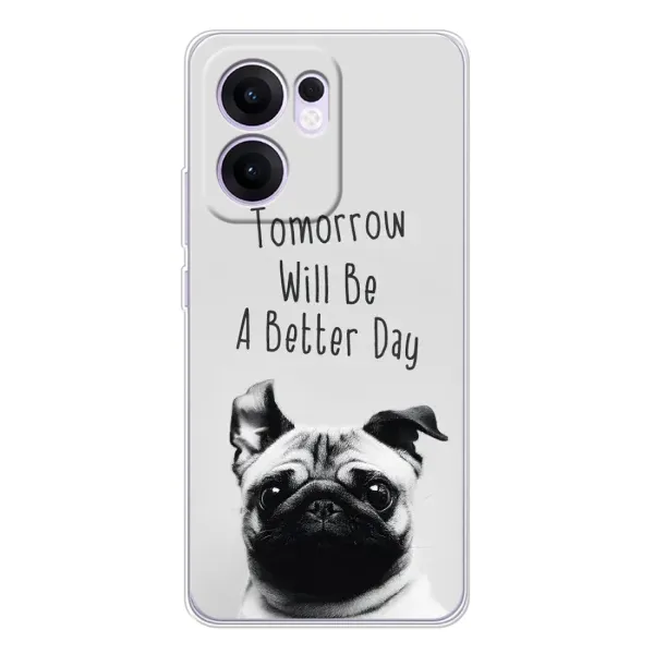 Чохол з принтом «Смішний Мопс» для OPPO Reno13 F Чохол з принтом «Смішний Мопс» для OPPO Reno13 F