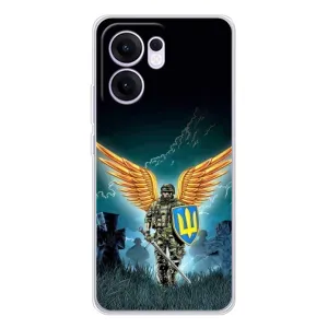 Чохол з принтом «Солдат ЗСУ» для OPPO Reno13 F