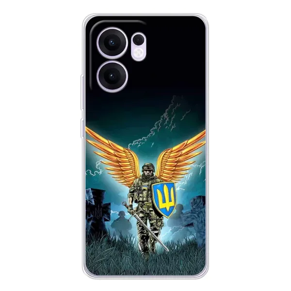 Чохол з принтом «Солдат ЗСУ» для OPPO Reno13 F