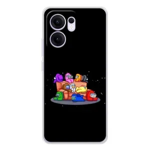 Чехол Амонг Ас для OPPO Reno13 FS 5G (AlphaPrint) (Амонг-ас)