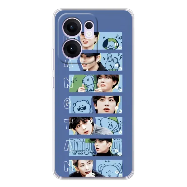 Чохол з принтом «Bangtan» для OPPO Reno 13 FS 5G