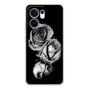Чохол з картинкою (Стильні) Рено 13 ФС 5G - (AlphaPrint) (Чорна троянда)