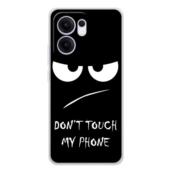 Чехол с принтом «Dont Touch» для OPPO Reno 13 FS 5G