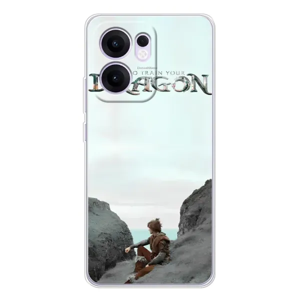 Чехол с принтом «Дракон лого» для OPPO Reno 13 FS 5G Чехол с принтом «Дракон лого» для OPPO Reno 13 FS 5G