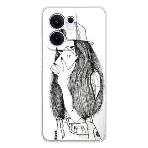 Чохол з друком для OPPO Reno13 FS 5G - (Мода) (AlphaPrint) (Фото дівчини)