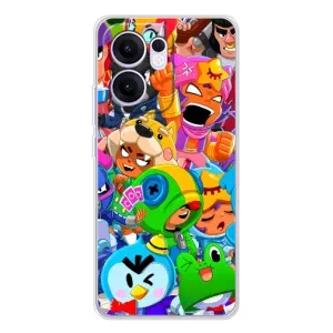 Чехлы Brawl Stars для OPPO Reno13 FS 5G (AlphaPrint) (Герої Бравл Старс)