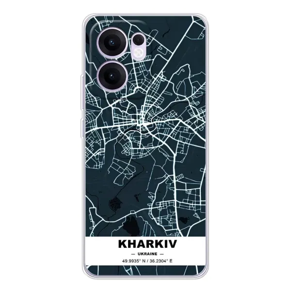Чехол с принтом «Харьков» для OPPO Reno 13 FS 5G