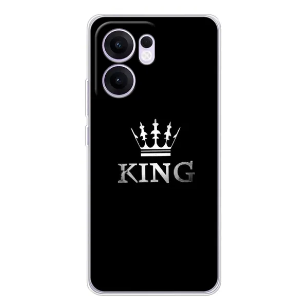Чехол с принтом «KING» для OPPO Reno 13 FS 5G Чехол с принтом «KING» для OPPO Reno 13 FS 5G
