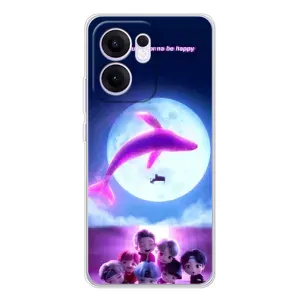 Чохол з принтом «КИТ BTS» для OPPO Reno 13 FS 5G