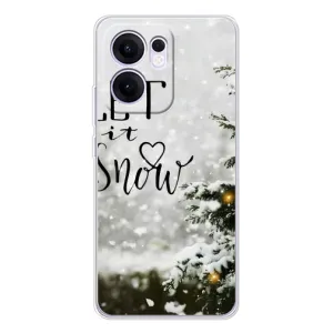 Новорічні, Святкові Чохли для OPPO Reno13 FS 5G - 2024 год (Let it snow)