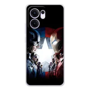Чохли з героями Марвел OPPO Reno13 FS 5G (VPrint) (Марвел стайл)