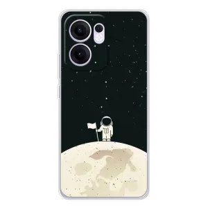 Космические Чехлы для Рено 13 ФС 5G (VPrint) (На луне)