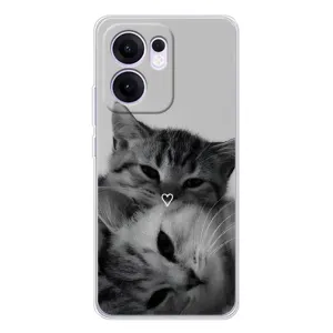 Чохол з малюнком кіт на OPPO Reno13 FS 5G (Пара котів)