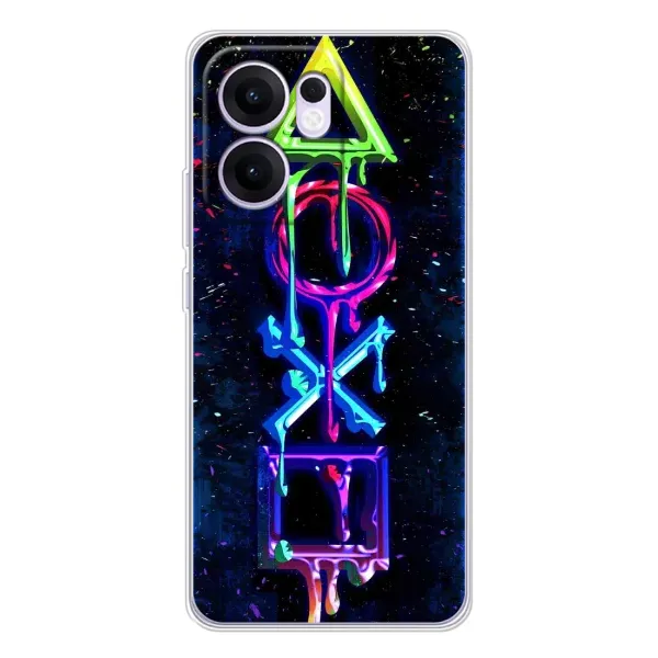 Чохол з принтом «Pleystation лого» для OPPO Reno 13 FS 5G