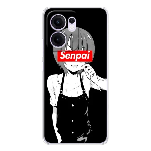 Чехол с принтом «Senpai» для OPPO Reno 13 FS 5G Чехол с принтом «Senpai» для OPPO Reno 13 FS 5G