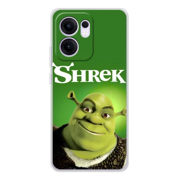 Чехол с принтом «Улыбающийся Шрек» для OPPO Reno 13 FS 5G