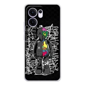Чохли для OPPO Reno13 FS 5G - Bearbrick Louis Vuitton (PREMIUMPrint) (Стиль Bearbrick)