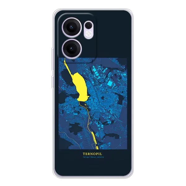 Чехол с принтом «Тернополь» для OPPO Reno 13 FS 5G