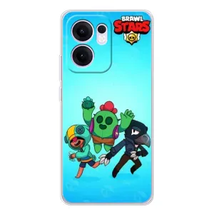 Чехлы Brawl Stars для OPPO Reno13 FS 5G (AlphaPrint) (Тріо героїв)