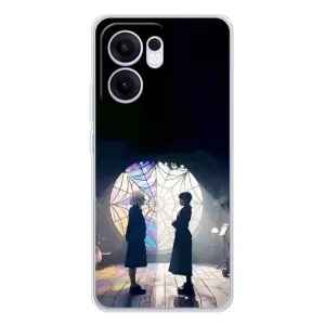 Чехлы Венсдей на OPPO Reno13 FS 5G Уэнсдей (AlphaPrint) (Уэнздей и Инид)